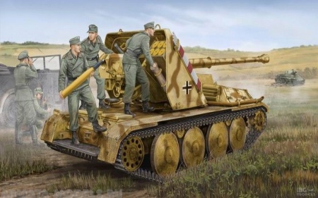 05550 САУ  Waffentrager 8,8cm PAK-43  Trumpeter