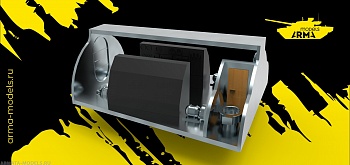 AM14450 Интерьер для Щуки аппаратный отсек + гальюн