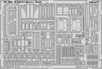 36288ED  M103A1 Heavy Tank 1/35
