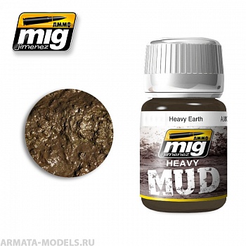 AMIG1704 Ammo Mig Жидкость для имитации грязевых брызг и потеков HEAVY EARTH