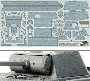 12646T Набор наклеек имитирующих циммерит для модели 35170 Panther Type G (ранняя версия)