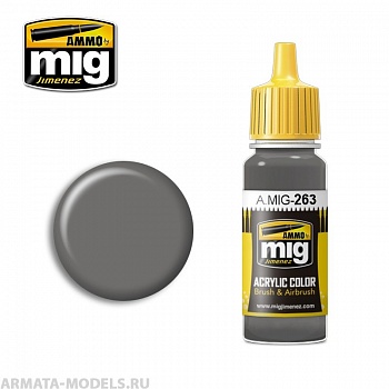 AMIG0263 Ammo Mig Акриловая краска IJN MEDIUM GREY 17мл