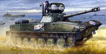 00381 Танк  ПТ-76Б 