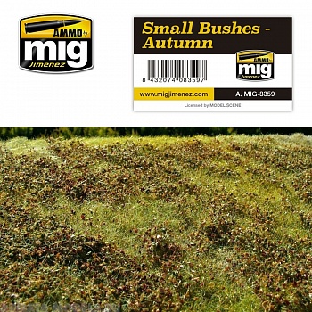 AMIG8359 Ammo Mig Основание для диорамы SMALL BUSHES - AUTUMN