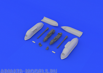632035ED  Bf 109G cannon pods (for Revell kit) 1/32