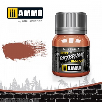 AMIG0612 Ammo Mig Краска акриловая DRYBRUSH  Rust