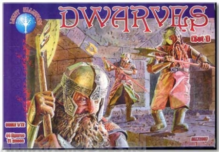 ALL72007 Фигуры Dwarves set 1 1/72 Dark Alliance