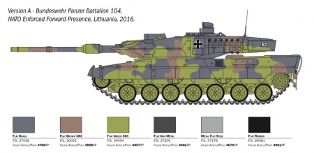 6567ИТ Танк LEOPARD 2A6 Italeri