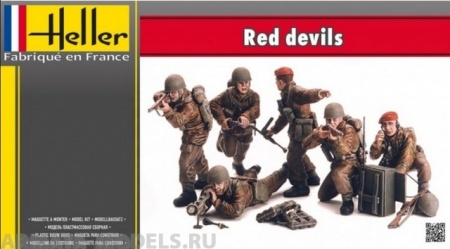 Набор фигурок 81222HL Солдаты RED DEVILS Heller
