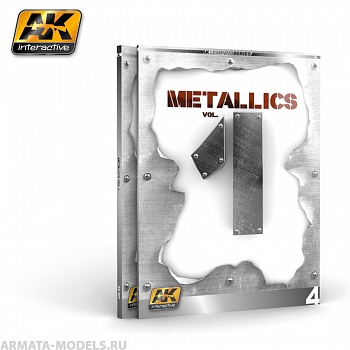 AK507 Обучаюшие книгу по моделизму AK LEARNING 4 METALLICS VOL 1