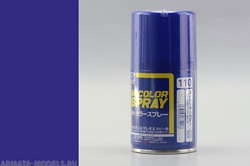 S110 Краска в баллончиках т.м. MR.HOBBY 100мл  CHARACTER BLUE