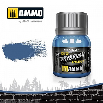 AMIG0615 Ammo Mig Краска акриловая DRYBRUSH  Blue