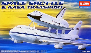12708 Самолёт  Space Shuttle & Jumbo 747