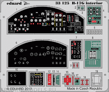33125ED  B-17G Interior 1/32