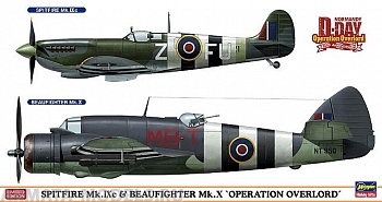 02087 (02087-0) SPITFIRE Mk.IXc/ BEAUFIGHTER Mk.X OPERATION OVERLORD (Two kits)