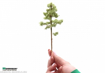 011sop015 Реалистичная модель сосны для макета. Высота 15 см