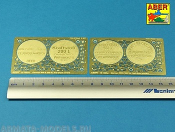 ABR-16 158A  Дополнения для  German WW II 20L Jerry Can closings & 200L fuel drum covers (choice A) универсальный набор 1/16