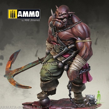 BCBS700011 Миниатюра Redghar the Black Orc