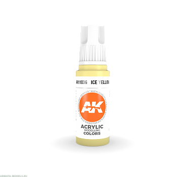 AK11036 Краска акриловая Ice Yellow 17ml