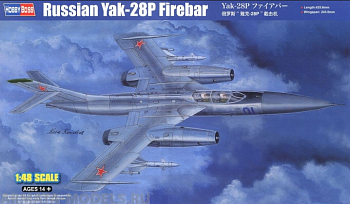 81767 Самолет	 Russian Yak-28P Firebar (Hobby Boss) 1/48