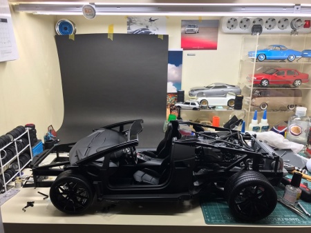 Lamborghini Aventador Roadster Blue (Синий металлик)