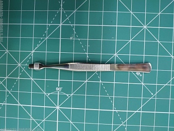 SN537TW Прямой пинцет с плоскими кончиками, 11 см