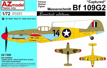 AZ7496 Самолет Messerschmitt Bf 109G2