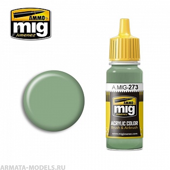 AMIG0273 Ammo Mig Акриловая краска Verde Anticorrosione 17мл