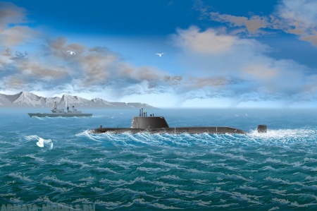 87022 Подводная лодка HMS Astute Hobby Boss