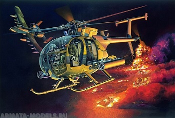 3527Д Вертолет AH-6 LittleBird Nightstalker