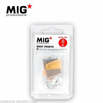 MP35-408 аксессуары для моделей из пластика BOOT PRINTS  Russian Modern Boots