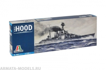 501ИТ КОРАБЛЬ H.M.S. HOOD Italeri